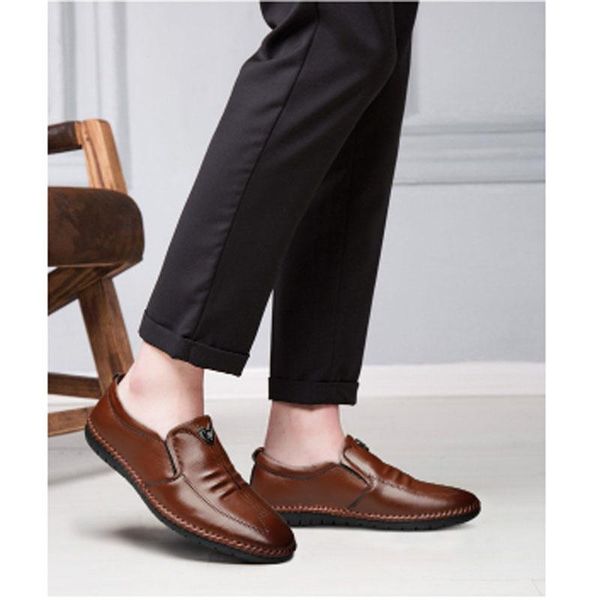 2020 new men's business casual leather shoes leather fashionable men's comfortable breathable sole soft sole fashion shoes, Black
2020 new men's business casual leather shoes leather fashionable men's comfortable breathable sole soft sole fashion shoes, Black