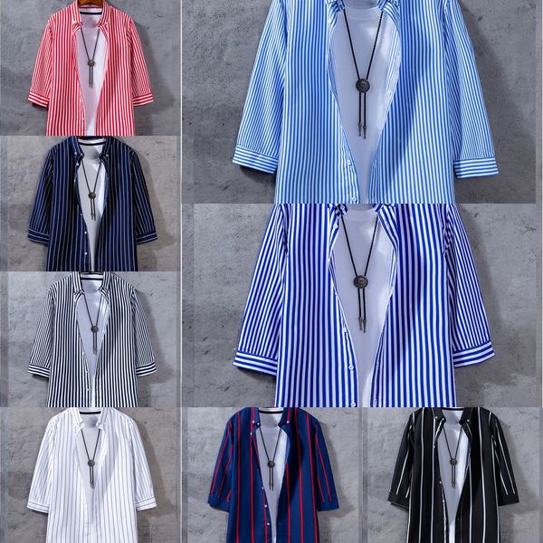 summer striped 3 4 sleeve slim shirt business summer striped 3 4 sleeve men's slim shirtshirt shirtfashion business men's fashion, Blue
summer striped 3 4 sleeve slim shirt business summer striped 3 4 sleeve men's slim shirtshirt shirtfashion business men's fashion, Blue