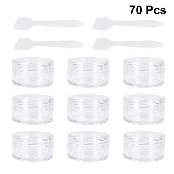 60pcs comestic dispenser bottles transparent cream bottle with 10pcs small transparent spoon for travel trip (black)1
60pcs comestic dispenser bottles transparent cream bottle with 10pcs small transparent spoon for travel trip (black)1