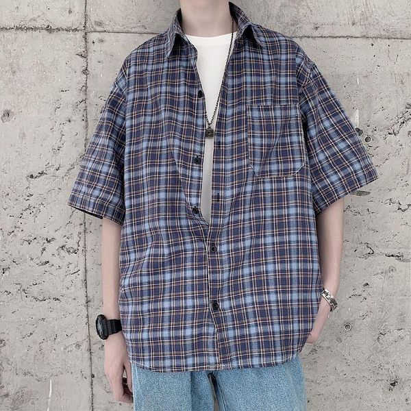 2020 men's fashion short sleeve plaid printing hawaiian shirt french cuff mens fashion shirts camisa masculina plus size -3xl1, White;black
2020 men's fashion short sleeve plaid printing hawaiian shirt french cuff mens fashion shirts camisa masculina plus size -3xl1, White;black