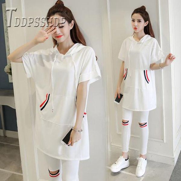 2020 summer plus size do exercise women sets black and white color t shirt and pants female set
2020 summer plus size do exercise women sets black and white color t shirt and pants female set