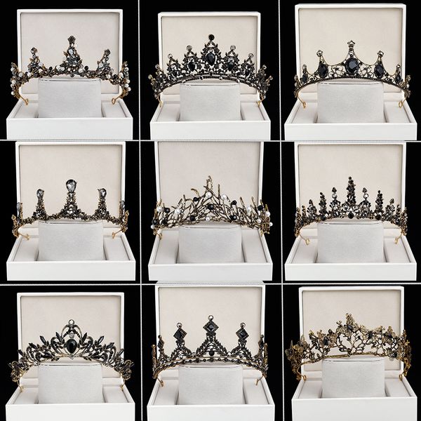 baroque black luxury bridal headdress wedding dress 18-year-old queen's crown 2020 new, Silver
baroque black luxury bridal headdress wedding dress 18-year-old queen's crown 2020 new, Silver