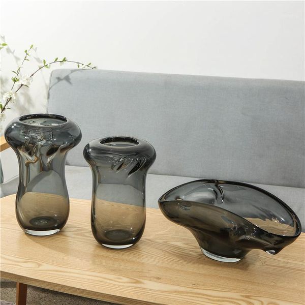 creative transparent glass vase household model room fruit plate handicraft modern simple living room set decoration1
creative transparent glass vase household model room fruit plate handicraft modern simple living room set decoration1