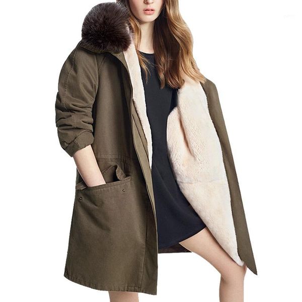 women winter warm thicken faux fur coats 2019 luxury overcoat female long parka outwear large fur collar manteau femme1, Black
women winter warm thicken faux fur coats 2019 luxury overcoat female long parka outwear large fur collar manteau femme1, Black