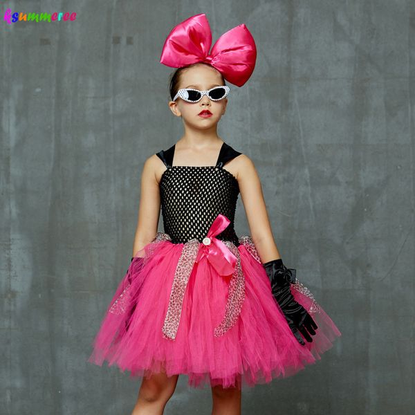 bright pink girls tutu dress with headband and glasses bow leopard fancy kids tulle birthday party dress pageant dance costume t200624, Red;yellow
bright pink girls tutu dress with headband and glasses bow leopard fancy kids tulle birthday party dress pageant dance costume t200624, Red;yellow