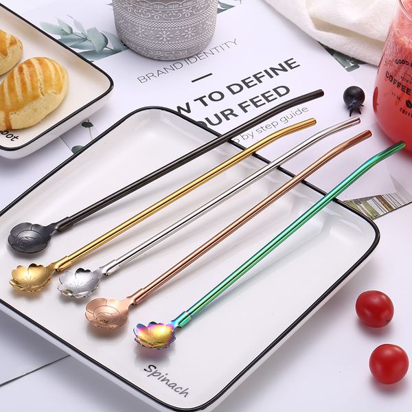 stainless steel colour straw spoon originality tea with milk drinks titanium plating tubularis spoons with thread straight style 2 2cx j1
stainless steel colour straw spoon originality tea with milk drinks titanium plating tubularis spoons with thread straight style 2 2cx j1