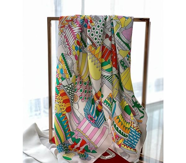 dessert print 100% head silk scarf women fashion silk shawl wraps 88x88cm t200818, Blue;gray
dessert print 100% head silk scarf women fashion silk shawl wraps 88x88cm t200818, Blue;gray