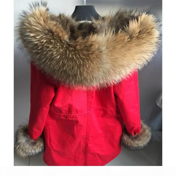 maomaokong real fur coat winter jacket women long parka natural raccoon fur collar hood thick warm real liner parkas, Black
maomaokong real fur coat winter jacket women long parka natural raccoon fur collar hood thick warm real liner parkas, Black