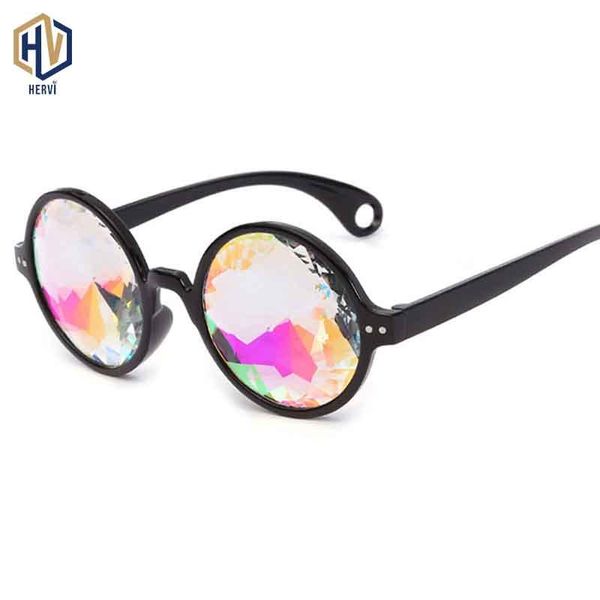 sunglasses round frame holographic kaleidoscope men women rave festival stylish female male glasses party queen gifts, White;black
sunglasses round frame holographic kaleidoscope men women rave festival stylish female male glasses party queen gifts, White;black