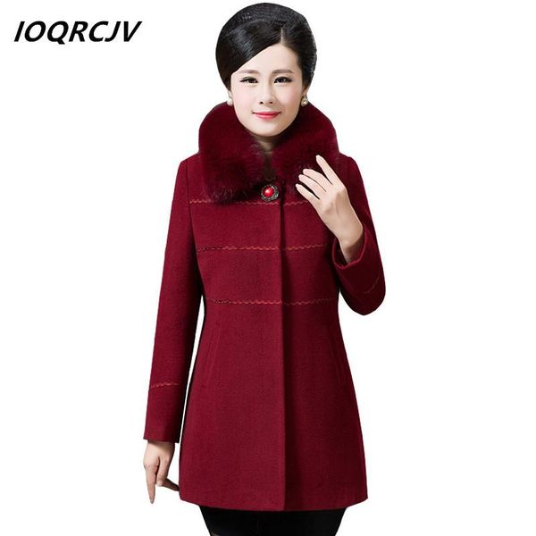 women's wool & blends 2021 winter fur collar woolen jackets coats female casual slim long sleeve outerwear plus size femininos l-5xl s6, Black
women's wool & blends 2021 winter fur collar woolen jackets coats female casual slim long sleeve outerwear plus size femininos l-5xl s6, Black