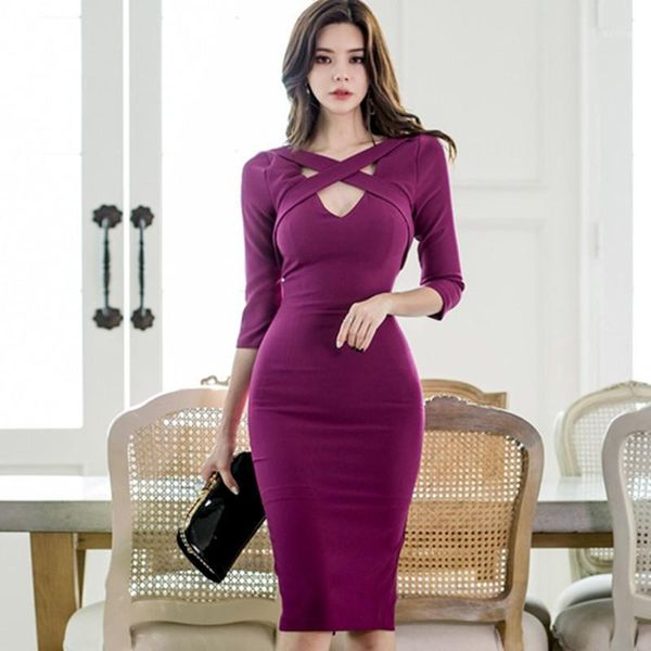 spring women sheath pencil bodycon dresses women 3/4 sleeve bottoming dresses elegant work slim vestidos1, Black;gray
spring women sheath pencil bodycon dresses women 3/4 sleeve bottoming dresses elegant work slim vestidos1, Black;gray