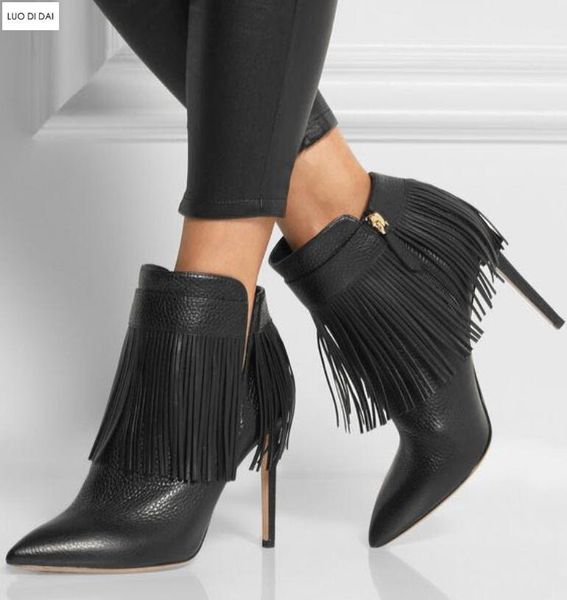 2020 fashion ladies ankle boots fashion point toe boots black booties thin heel party shoes women litchi leather1
2020 fashion ladies ankle boots fashion point toe boots black booties thin heel party shoes women litchi leather1