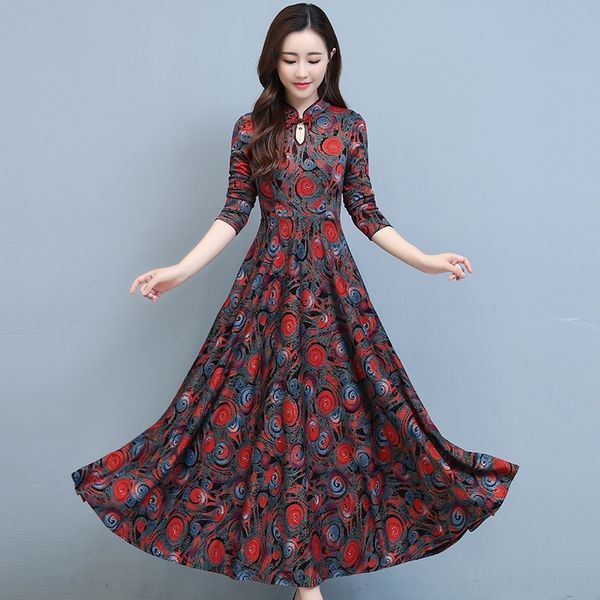 k5lyk chinese improved cheongsam printed mrskuo's mother's in temperament style with dress dressbutton dress longand overcoat swin, Black;gray
k5lyk chinese improved cheongsam printed mrskuo's mother's in temperament style with dress dressbutton dress longand overcoat swin, Black;gray