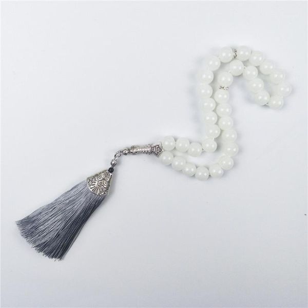 tesbih store 10mm white color crystal pearl beads with grey tassel prayer beads tasbih misbaha islamic bracelet1, Black
tesbih store 10mm white color crystal pearl beads with grey tassel prayer beads tasbih misbaha islamic bracelet1, Black