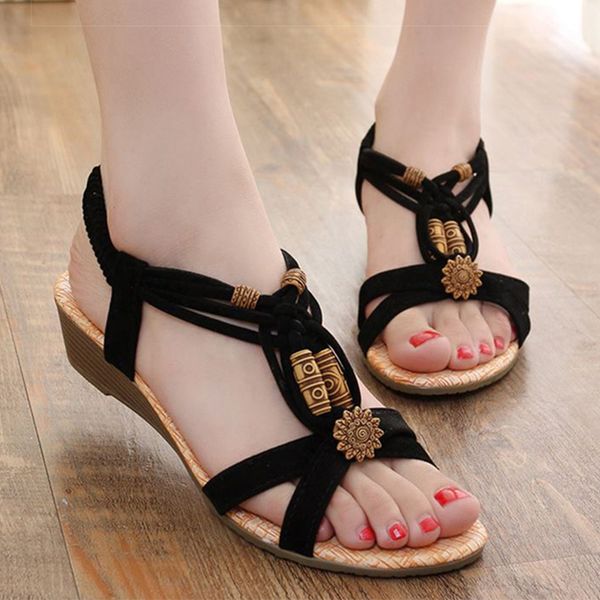 2020 wedges women in high-heeled elastic heels of ladies sandals solid 28gj, Black
2020 wedges women in high-heeled elastic heels of ladies sandals solid 28gj, Black