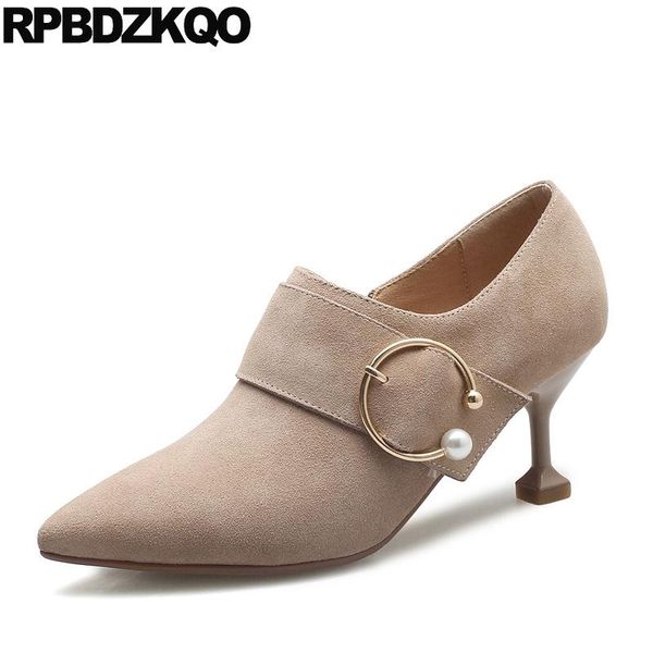 boots high heel beige pearl shoes booties side zip women 2021 metal pointed toe stiletto ankle autumn british fashion, Black
boots high heel beige pearl shoes booties side zip women 2021 metal pointed toe stiletto ankle autumn british fashion, Black
