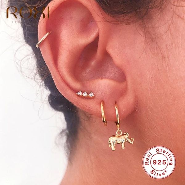 roxi cute rare animal rhinoceros hoop earrings for women men birthday team gift 925 sterling silver earring jewelry pendientes, Golden;silver
roxi cute rare animal rhinoceros hoop earrings for women men birthday team gift 925 sterling silver earring jewelry pendientes, Golden;silver