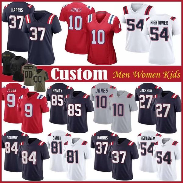 10 mac jones 37 damien harris custom men women kids football jersey 9 matthew judon 54 donta hightower j.c. jackson jakobi meyers hunter hen, Black;red
10 mac jones 37 damien harris custom men women kids football jersey 9 matthew judon 54 donta hightower j.c. jackson jakobi meyers hunter hen, Black;red
