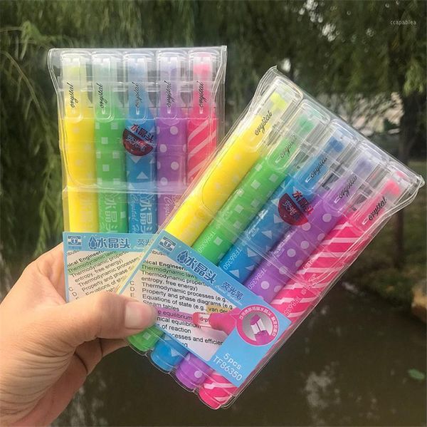 5pcs highlighter pen fluorescent marker spot liner for drawing highlighting paint office school student1, Black;red
5pcs highlighter pen fluorescent marker spot liner for drawing highlighting paint office school student1, Black;red