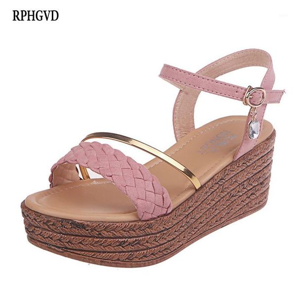 thick-soled sandals women wedges with women shoes with 2020 summer women's new waterproof platform muffin sandals1, Black
thick-soled sandals women wedges with women shoes with 2020 summer women's new waterproof platform muffin sandals1, Black