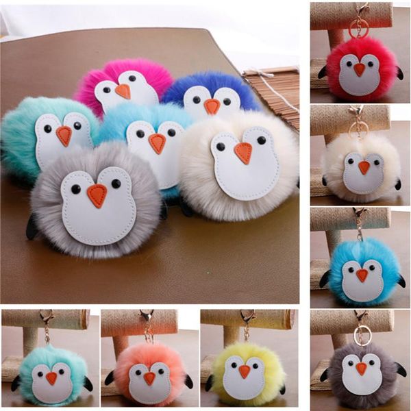 10pcs/lot cute pompom keychain penguin key chain fluffy fake fur ball girls car bag pompon key ring accessories, Silver
10pcs/lot cute pompom keychain penguin key chain fluffy fake fur ball girls car bag pompon key ring accessories, Silver