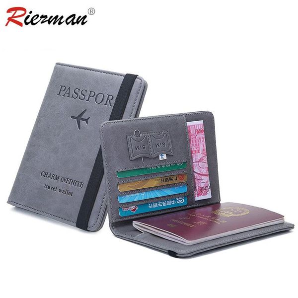 rfid vintage business passport covers holder women men multi-function id bank card pu leather wallet case travel accessories, Brown;gray
rfid vintage business passport covers holder women men multi-function id bank card pu leather wallet case travel accessories, Brown;gray