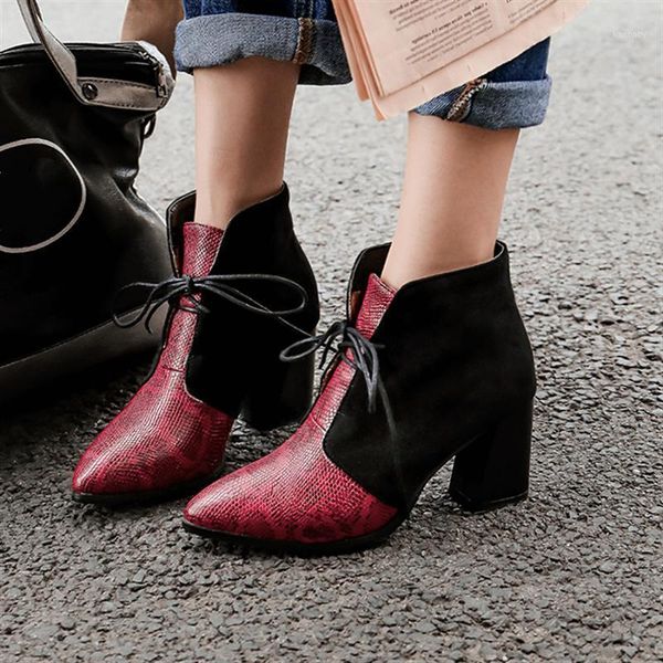 boots plus size 34-48 fashion mixed colors thick heel pumps pointed toe ankle women's shoes lgck sexy1, Black
boots plus size 34-48 fashion mixed colors thick heel pumps pointed toe ankle women's shoes lgck sexy1, Black