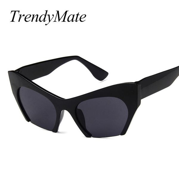 sunglasses 2021 fashion half frame women cat eye brand designer vintage ladies glasses uv400 1291t, White;black
sunglasses 2021 fashion half frame women cat eye brand designer vintage ladies glasses uv400 1291t, White;black