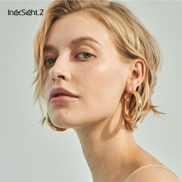 ingesight.z big gold color round stud earrings minimalist thick tube round circle metal earrings for women trendy hiphop jewelry, Golden;silver
ingesight.z big gold color round stud earrings minimalist thick tube round circle metal earrings for women trendy hiphop jewelry, Golden;silver
