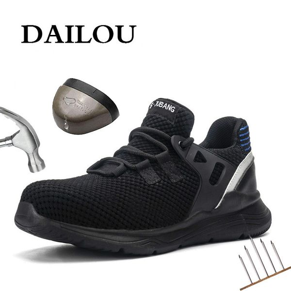 dailou men safety shoes with indestructible shoe work boots with steel toe waterproof breathable sneakers work shoes c1103, Black;white
dailou men safety shoes with indestructible shoe work boots with steel toe waterproof breathable sneakers work shoes c1103, Black;white