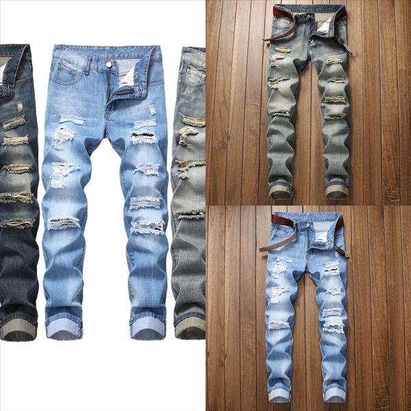 sd0pu fashion spring hole button fly jeans man straight light ripped jeans long jean pants men, Black
sd0pu fashion spring hole button fly jeans man straight light ripped jeans long jean pants men, Black