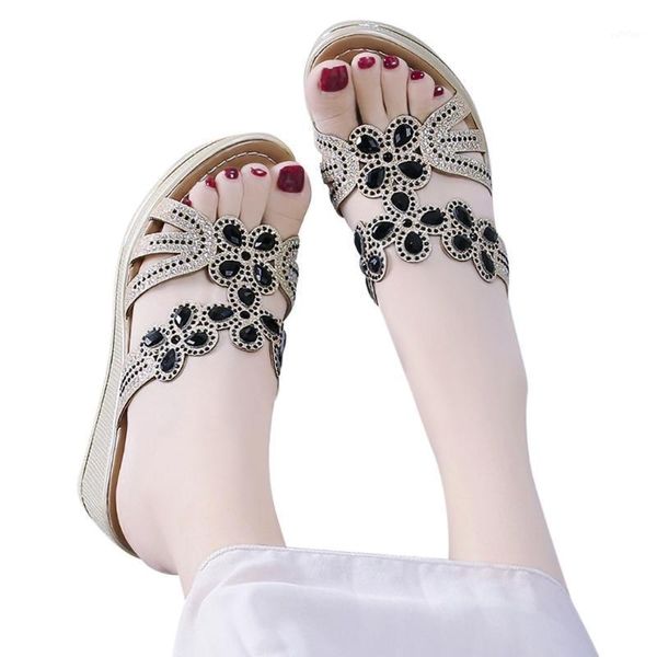 2020 summer sandals women ladies boho slides women slippers sandals summer crystal shoes peep toe flat zapatos mujer1, Black
2020 summer sandals women ladies boho slides women slippers sandals summer crystal shoes peep toe flat zapatos mujer1, Black