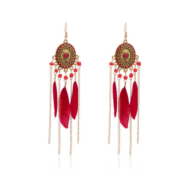 europe and america cross border jewelry fashionable elegant selling earrings disc tassel chain metal alloy earrings bohemian eardrops, Golden
europe and america cross border jewelry fashionable elegant selling earrings disc tassel chain metal alloy earrings bohemian eardrops, Golden