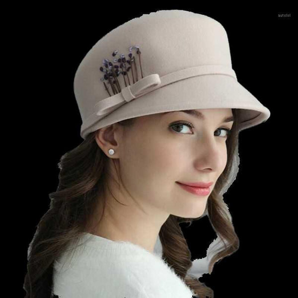 2020 women fedoras hat autumn winter warm wool felt cap female korean fashion elegant embroidery vintage lady hats1, Blue;gray
2020 women fedoras hat autumn winter warm wool felt cap female korean fashion elegant embroidery vintage lady hats1, Blue;gray