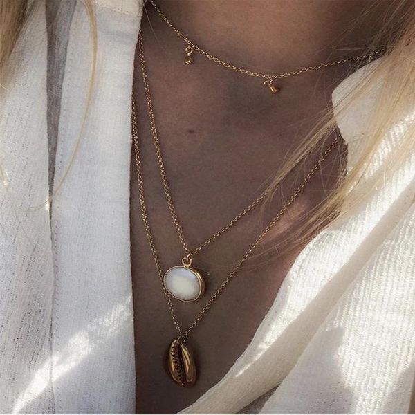 3pcs/set bohemian women necklaces shell pearl round drop pendant gold necklace set charm clavicle chain wedding jewelry gifts, Silver
3pcs/set bohemian women necklaces shell pearl round drop pendant gold necklace set charm clavicle chain wedding jewelry gifts, Silver