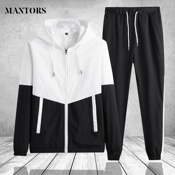 men's clothing sets patchwork hoodie set male zipper sweatshirt jacket casual sportswear sweatpants fashion kg-61, Gray
men's clothing sets patchwork hoodie set male zipper sweatshirt jacket casual sportswear sweatpants fashion kg-61, Gray