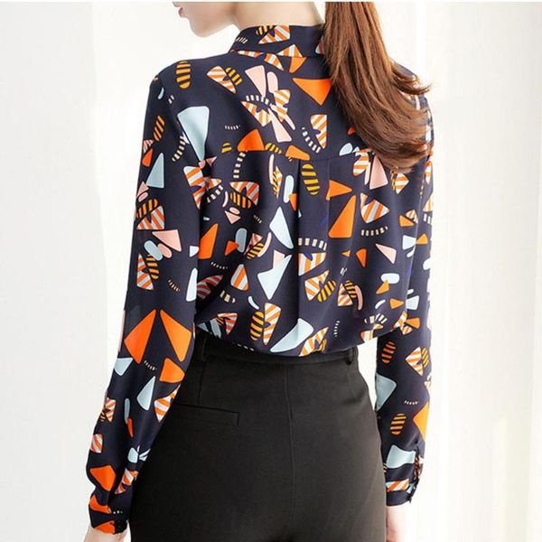 2021 fashion women's shirt turndown collar casual long sleeve blouse sweet print button shirts office lady slim shirt, White
2021 fashion women's shirt turndown collar casual long sleeve blouse sweet print button shirts office lady slim shirt, White