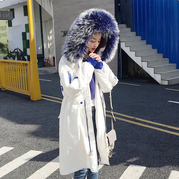 new royal raccoon loose white duck feather coat, large paka, women's winter coat
new royal raccoon loose white duck feather coat, large paka, women's winter coat
