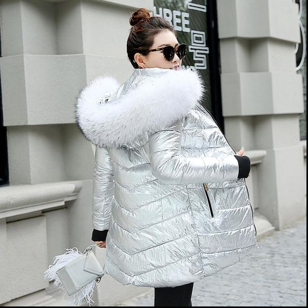 women winter jackets long warm coat silver color style female jacket wide fur collar 2021 ladies parka abrigos mujer invierno, Black
women winter jackets long warm coat silver color style female jacket wide fur collar 2021 ladies parka abrigos mujer invierno, Black