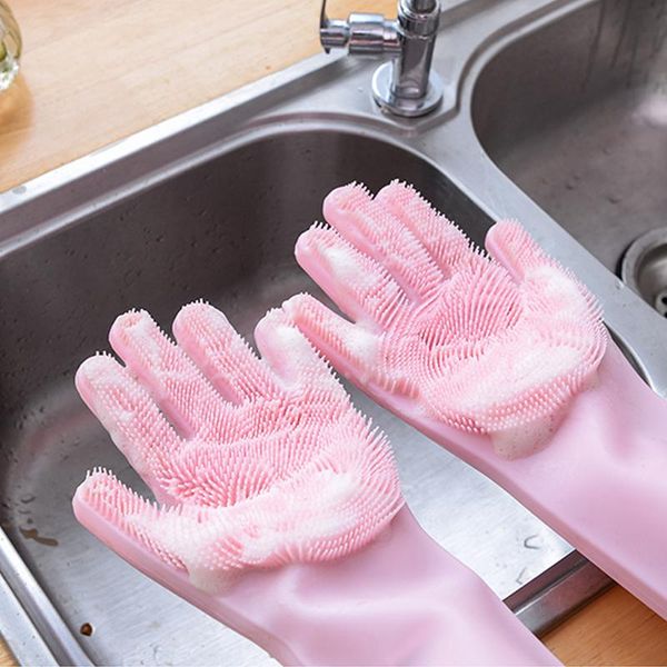 a pair magic silicone scrubber rubber cleaning gloves dusting|dish washing|pet care grooming hair car|insulated kitchen helper
a pair magic silicone scrubber rubber cleaning gloves dusting|dish washing|pet care grooming hair car|insulated kitchen helper