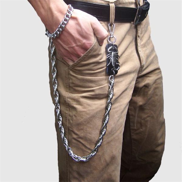 keychains men's waist wallet chains heavy rock metal hip hop gothic alloy plating key jean pants chain accessories jewelry dr64, Silver
keychains men's waist wallet chains heavy rock metal hip hop gothic alloy plating key jean pants chain accessories jewelry dr64, Silver