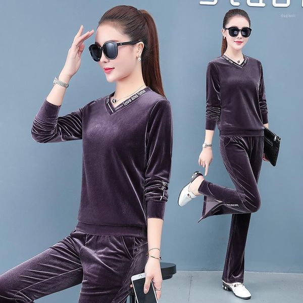 running sets women tracksuit sportswear velvet spring loose v-neck jogging fitness outfit casual set sport suit sweatshirt+pant 4xl1, Black;blue
running sets women tracksuit sportswear velvet spring loose v-neck jogging fitness outfit casual set sport suit sweatshirt+pant 4xl1, Black;blue