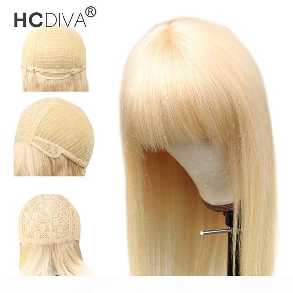 613 honey blonde human hair wigs with bangs brazilian straight bob wig remy hair for women full machine made wig with bang hcdiva, Black
613 honey blonde human hair wigs with bangs brazilian straight bob wig remy hair for women full machine made wig with bang hcdiva, Black