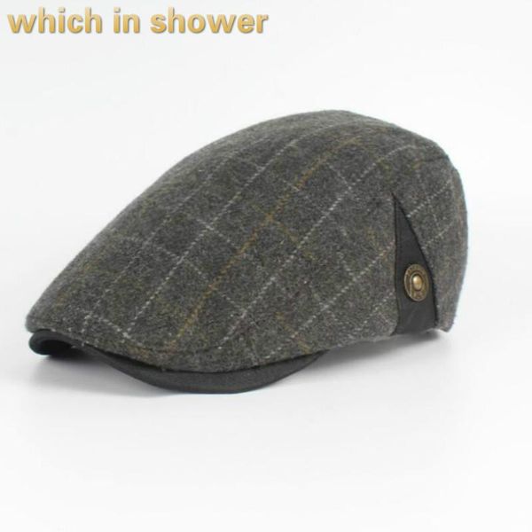 which in shower 2020 new polyester wool spring winter beret hat plaid fashion flat cap for women men duckbill bone, Blue;gray
which in shower 2020 new polyester wool spring winter beret hat plaid fashion flat cap for women men duckbill bone, Blue;gray