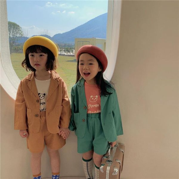 clothing sets spring kids set solid color long sleeve coat and shorts suit 2pcs children cotton outfit, White
clothing sets spring kids set solid color long sleeve coat and shorts suit 2pcs children cotton outfit, White