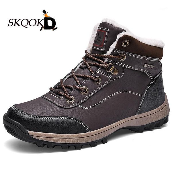 men winter shoes big size waterproof men boots bota masculino adulto 2020 snow shoes with warm plush ankle leather boots for1, Black
men winter shoes big size waterproof men boots bota masculino adulto 2020 snow shoes with warm plush ankle leather boots for1, Black