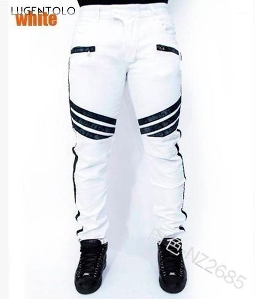 jeans tight autumn winter zipper casual slim youth mid waist pocket wash men's pencil jeans lugentolo1, Blue
jeans tight autumn winter zipper casual slim youth mid waist pocket wash men's pencil jeans lugentolo1, Blue