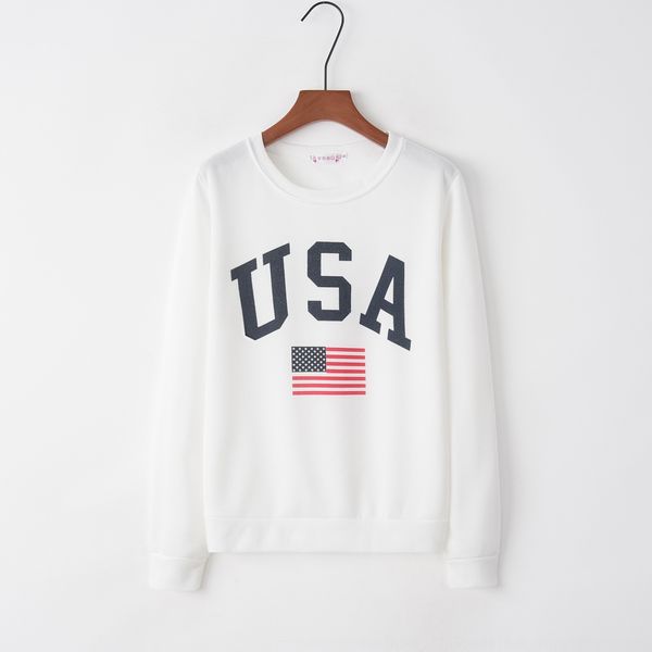 usa letter printed round neck loose long sleeve white sweater on chest pullover pulloversweater pullover 6dlnp, Black
usa letter printed round neck loose long sleeve white sweater on chest pullover pulloversweater pullover 6dlnp, Black