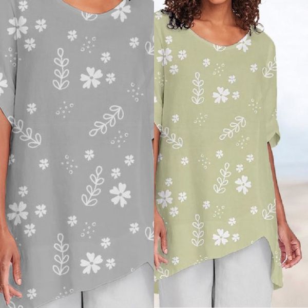 eutwp 2020 slim spring summer women's floral print crew neck 5 t-shirt s t-shirt four colors 4eche, White
eutwp 2020 slim spring summer women's floral print crew neck 5 t-shirt s t-shirt four colors 4eche, White