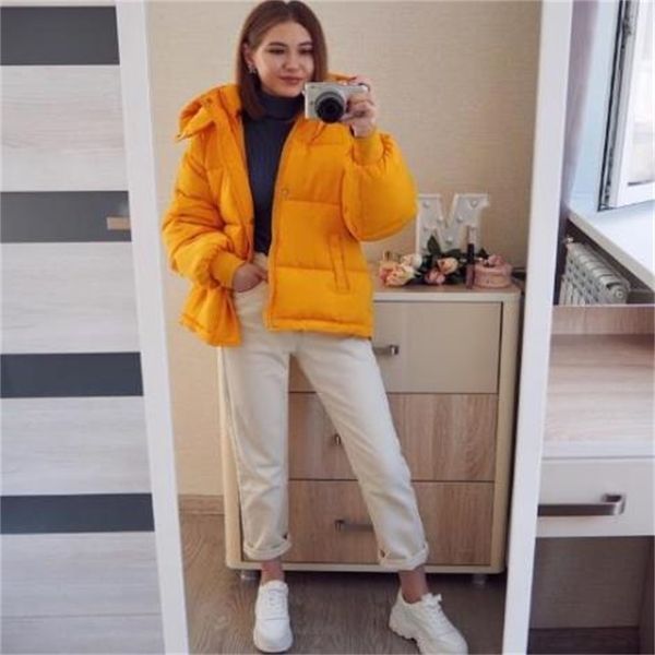 winter new cotton-padded clothes women's short style thickened winter down coat quilted cotton cloth female korean loose coat 201127, Black
winter new cotton-padded clothes women's short style thickened winter down coat quilted cotton cloth female korean loose coat 201127, Black